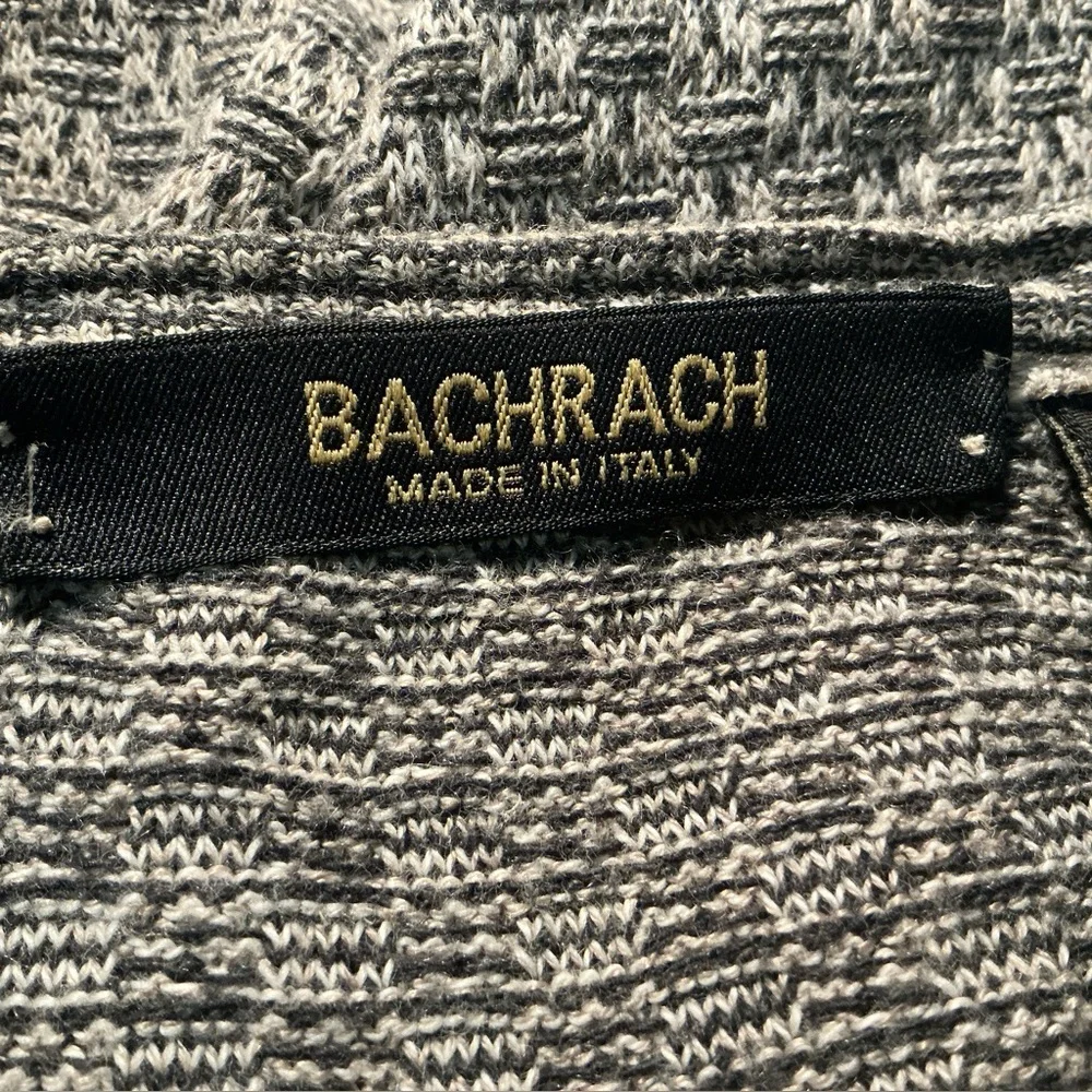 Mens Vintage Cotton Linen Blend Sweater Vest V-Neck Made In Italy Size XL Tan - Picture 12 of 14